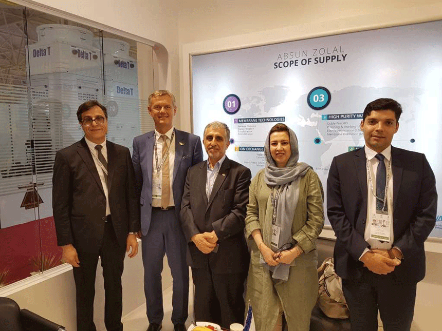 Butting and CamalAmiran companies in the 23th Iran International Oil,Gas,Refining and Petrochemicals